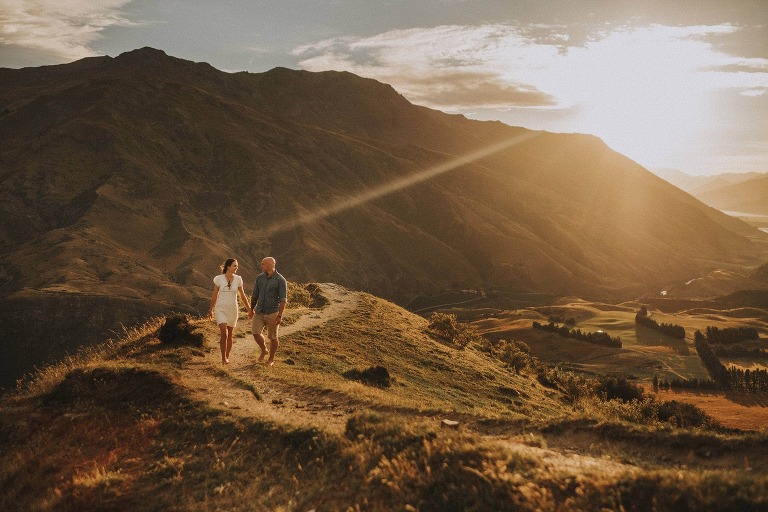 Queenstown self portrait engagement